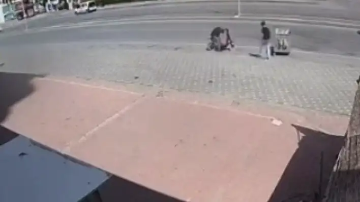 Kayseri'de yaşanan kaza bu defa güldürdü!