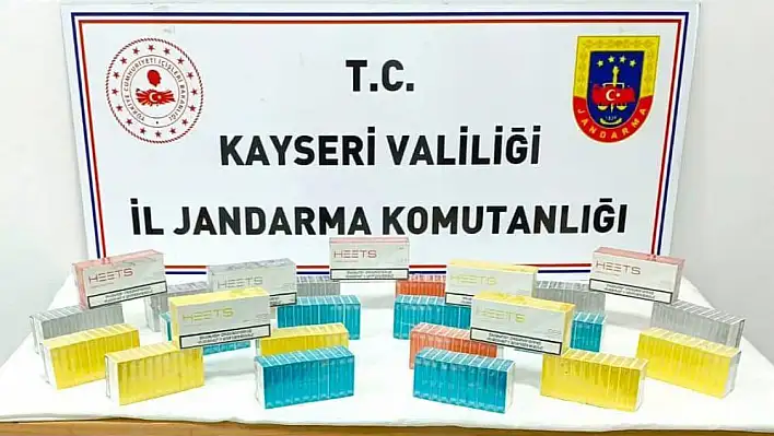 Kayseri'de yolcu otobüsünden 250 paket çıktı!