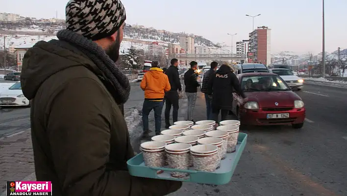 Kayseri'de yürek ısıtan görüntüler