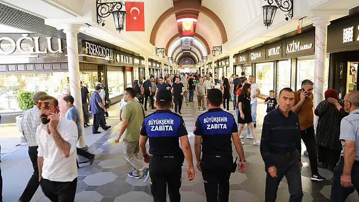 Kayseri'de zabıtaların 9 günlük bayram mesaisi!