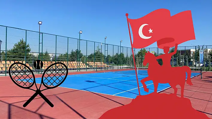 Kayseri'de Zafer Bayramı coşkusu  tenis kortlarına yansıyacak!