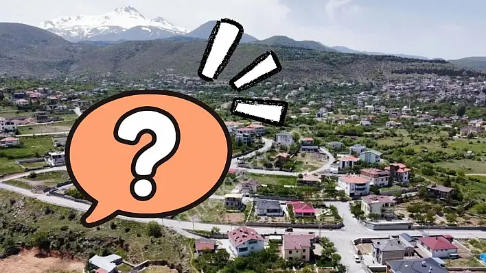 Kayseri'deki bu mahalle adını bir göç hikayesinden alıyor!