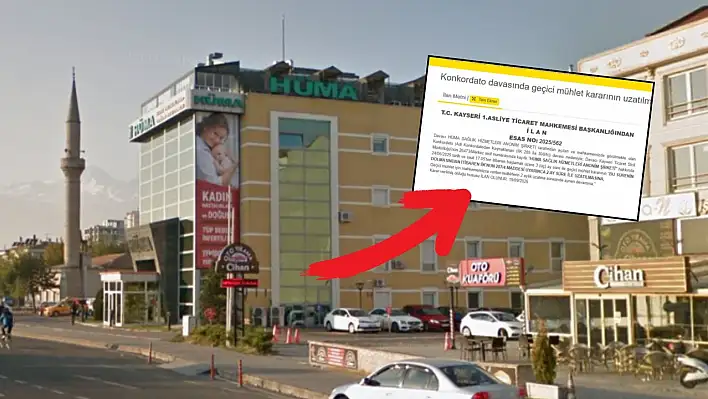 Kayseri'deki dev hastane konkordato sürecinde: İşte resmi karar!