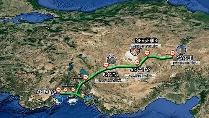 Kayseri'deki hızlı tren 4 ilden geçecek: İşte son durum!