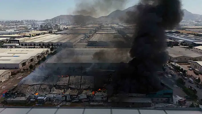 Kayseri OSB'de çıkan büyük yangın kontrol altına alındı!