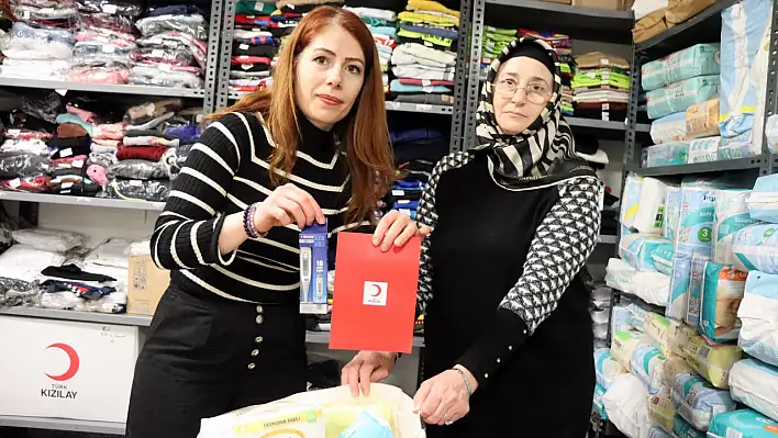 Kayseri'deki sosyal market hastalara umut oluyor
