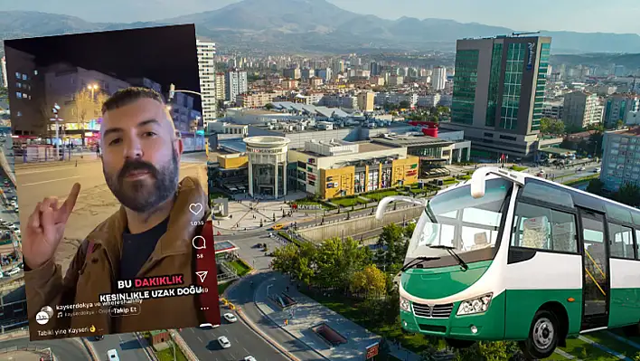 Kayseri'deki toplu taşıma Güney Kore'ye benzetildi!