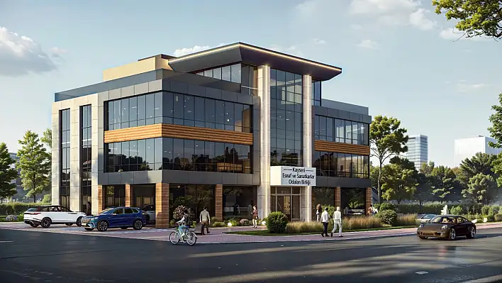 Kayseri'deki yeni hizmet binasının 78 günde geldiği nokta görenleri şaşırttı!