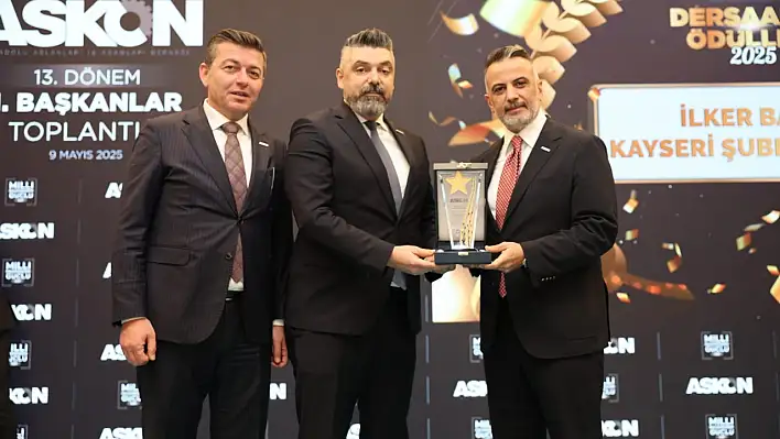 Kayseri'den bir başarı daha: ASKON'a faaliyet ödülü
