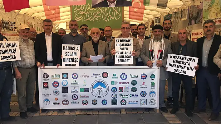 Kayseri'den İsrail'e Sert Mesaj: 'Filistin İçin Sokaklara Dökülüyoruz'