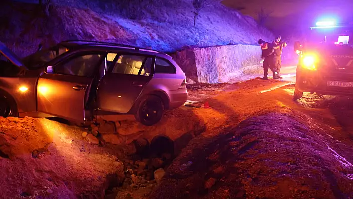 Kayseri'den Nevşehir'e eğlenmeye gittiler, dönüş yolunda kaza yaptılar