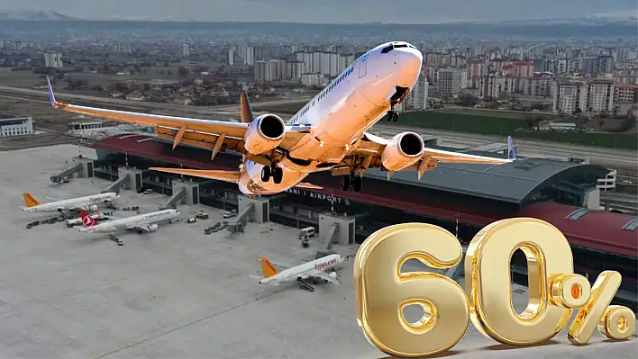 Kayseri'den uçacaklara müjde: Yüzde 60 indirimli bilet kampanyası başladı!