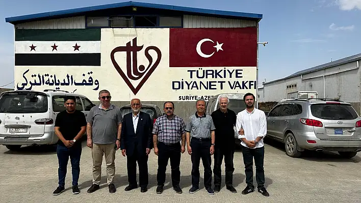 Kayseri'den yola çıkan heyet Suriye'ye ziyaret gerçekleştirdi!