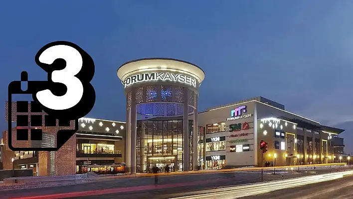Kayseri Forum'da 3 gün sürecek – Sürpriz çekiliş fırsatı!
