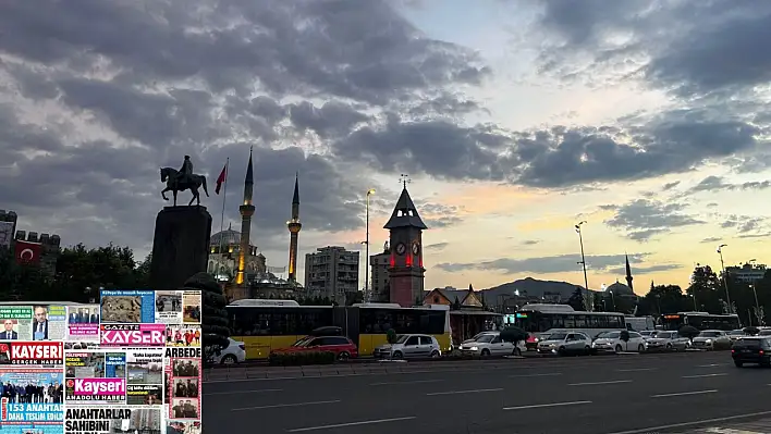 Kayseri gazetelerinde 5 Aralık Cuma günü hangi başlıklar gündem oldu?