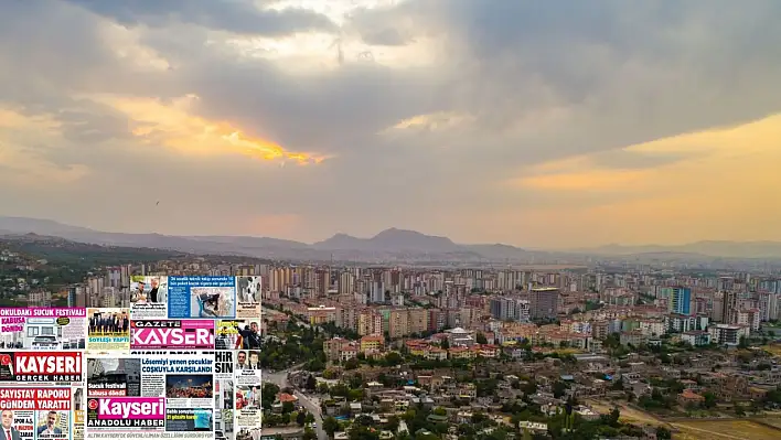 Kayseri Gazetelerinde 8 Kasım Cumartesi gündemi – Altın, Zehirlenme ve Sayıştay raporu...