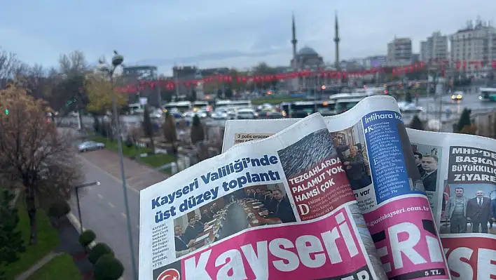 Kayseri gazetelerinde 9 Aralık'ta hangi başlıklar gündem oldu?