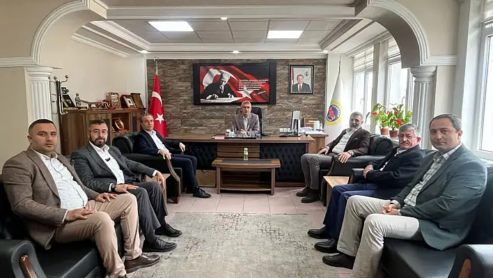 Kayseri Gemerekliler yerel yöneticileri ziyaret ettiler