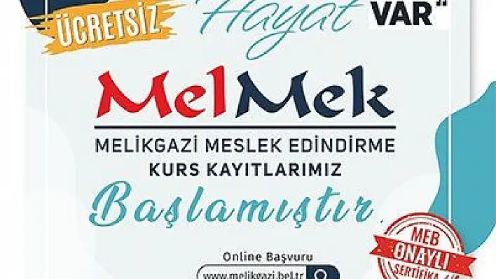 MELMEK Kursları yeni dönem kayıtları başladı