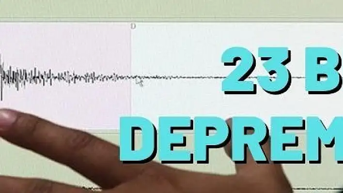 Türkiye ve yakın çevresinde geçen yıl 23 bin 753 deprem oldu