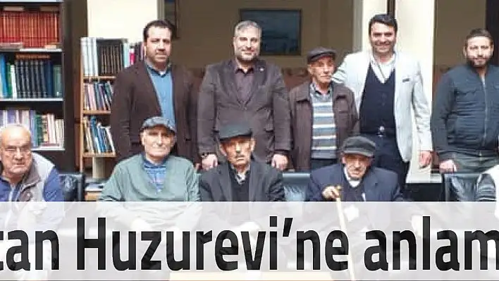 İHSAD'dan Huzurevi'ne anlamlı ziyaret