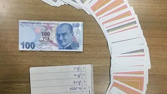 Kumar oynayan 10 kişi yakalandı