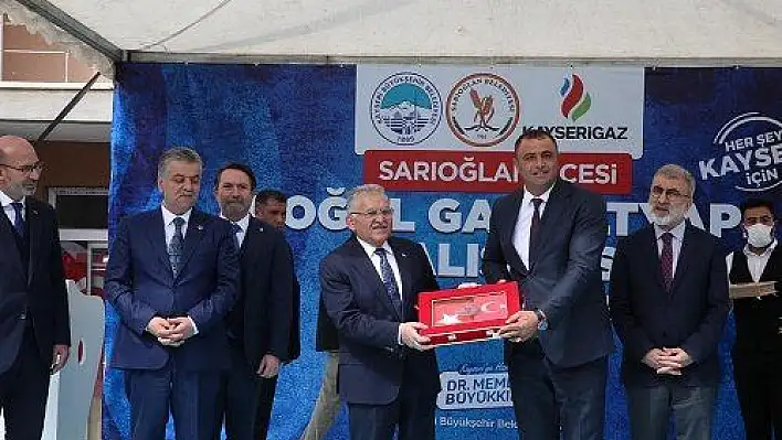 Sarıoğlan ve Akkışla'ya doğalgaz için ilk adım atıldı