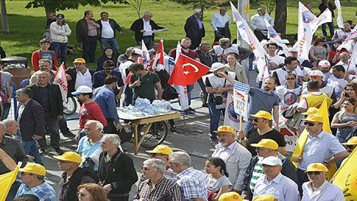 1 Mayıs, Kayseri'de coşkuyla kutlandı