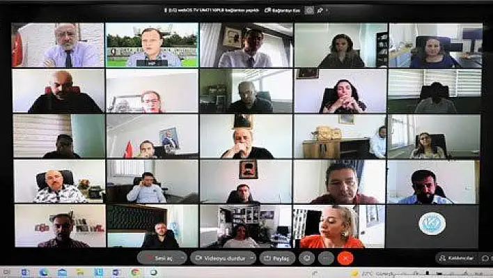 KAYÜ'de performans yönetimi toplantısı yapıldı