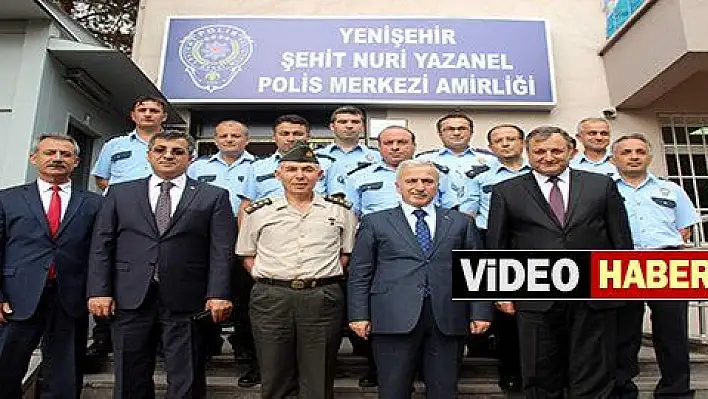 Vali Kamçı'dan polis merkezlerine ziyaret