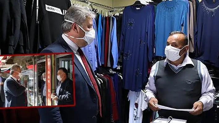 Melikgazi'de maske, sosyal mesafe ve hijyen denetimi tam not aldı