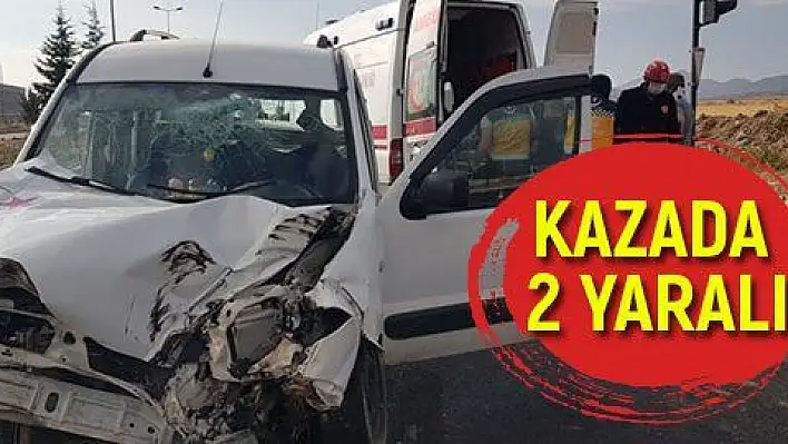 Develi'de trafik kazası: 2 yaralı