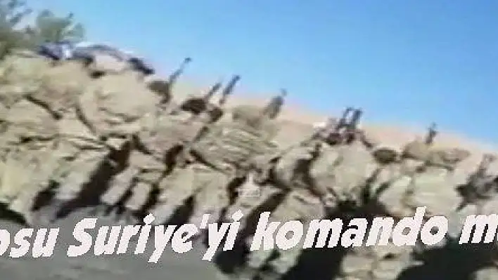 Türk Komandosu Suriye 'yi komando marşıyla inletti