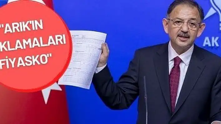 Özhaseki: 'Arık 'ın açıklaması fiyasko'