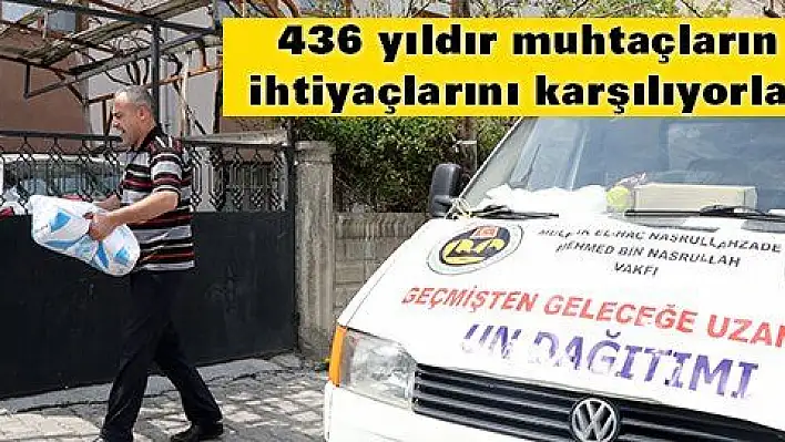 Nasrullahzade Vakfı 436 yıldır görevde !