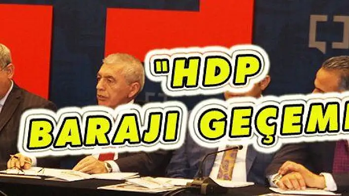 Özhaseki: 'HDP'nin barajı aşacağı kanaatinde değilim'