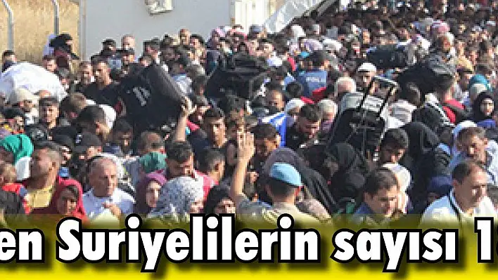 Bayrama giden Suriyelilerin sayısı 18 bine ulaştı