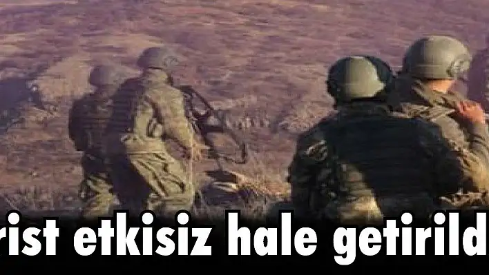 5 PKK'lı terörist etkisiz hale getirildi