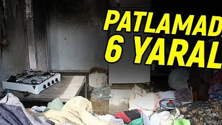 Müstakil evde gaz sıkışması sonucu patlama: 6 yaralı