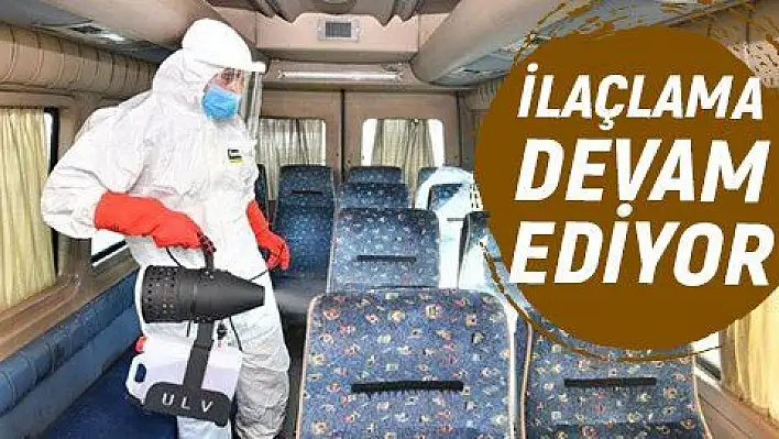 Kayseri OSB'de ilaçlama devam ediyor