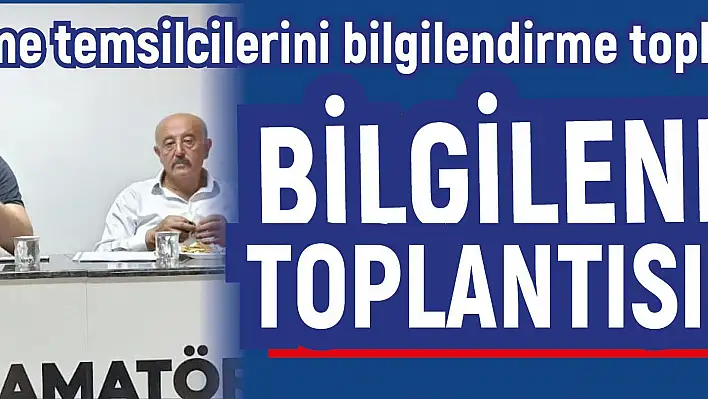 Kayseri ASKF bilgilendirme toplantısı yaptı