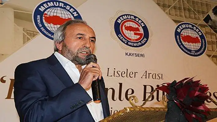 Kalkan, 'Kayseri'nin eğitimi için gövdemizi ortaya koyuyoruz'