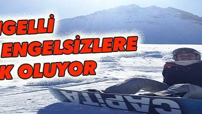 ENGELLİ VATANDAŞ ENGELSİZLERE ÖRNEK OLUYOR