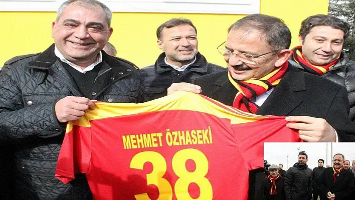 Bakan Özhaseki Kayserispor'u ziyaret etti 