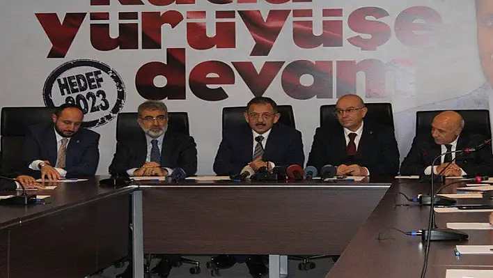 Bakan Özhaseki AK Parti İstişare Toplantısına katıldı 