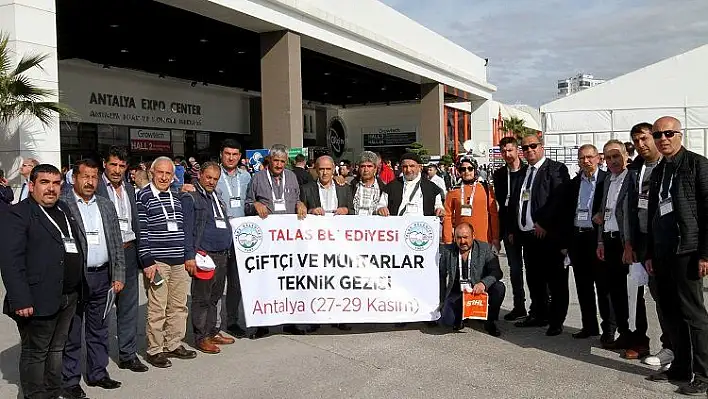 Talas, muhtarları tarım teknolojileriyle buluşturdu