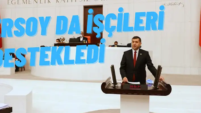 MHP'li Ersoy da maden işçilerini destekledi