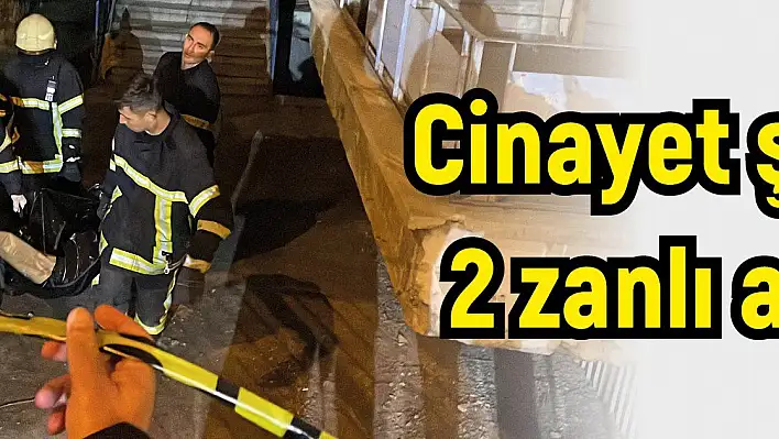 Cinayet şüphelisi 2 zanlı adliyede