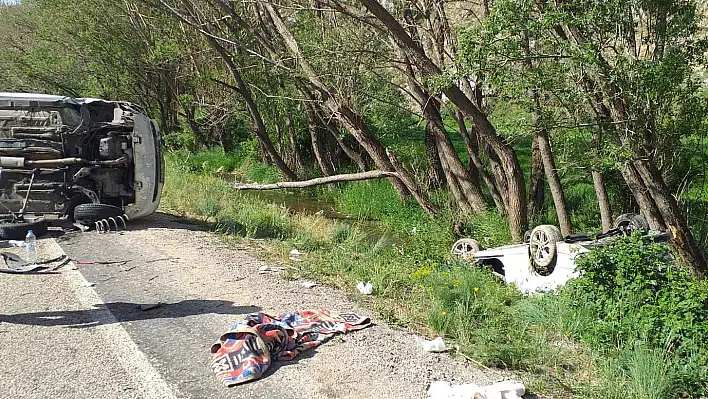 Bayram yolunda kaza: 4'ü ağır 6 yaralı