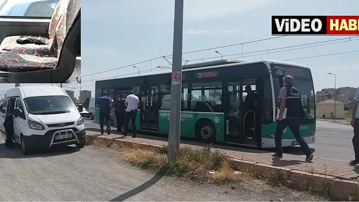 Otobüste husumetli olduğu kişiyi tabancayla yaraladı